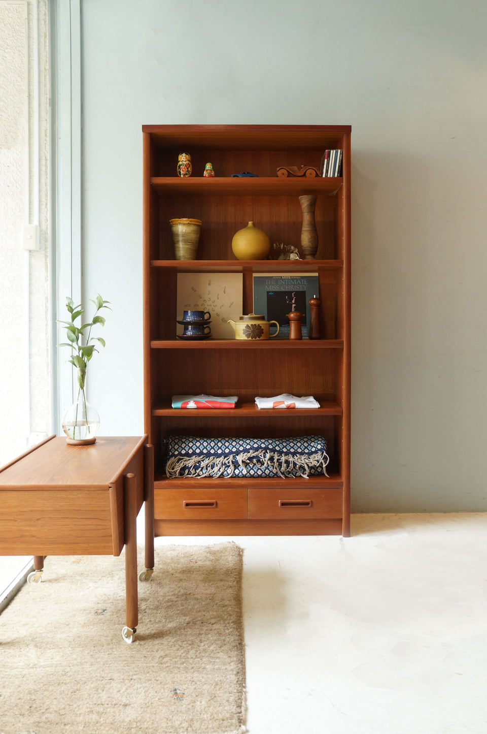 Japanese Vintage Teakwood Book Shelf/ジャパンヴィンテージ ブックシェルフ 本棚 チーク材