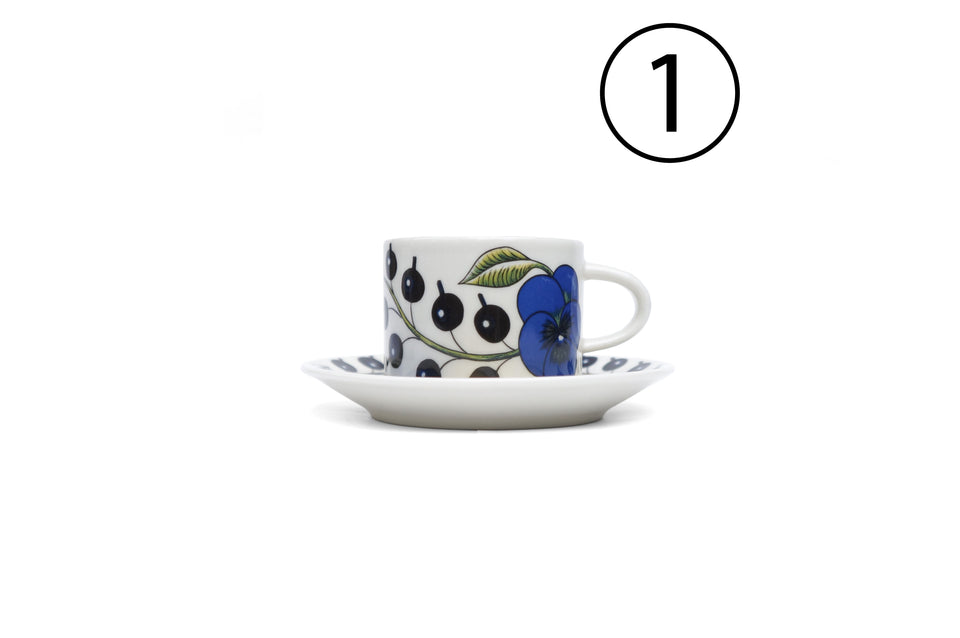 ARABIA Paratiisi Coffee Cup&Saucer/アラビア パラティッシ コーヒーカップ&ソーサー 旧ロゴ