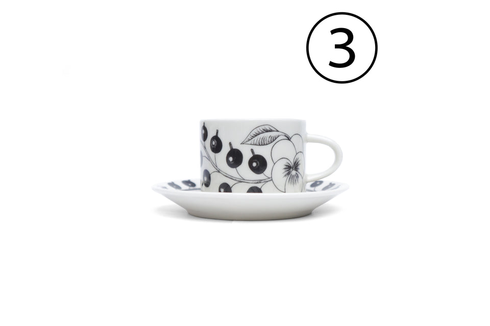 ARABIA Paratiisi Coffee Cup&Saucer/アラビア パラティッシ コーヒーカップ&ソーサー 旧ロゴ
