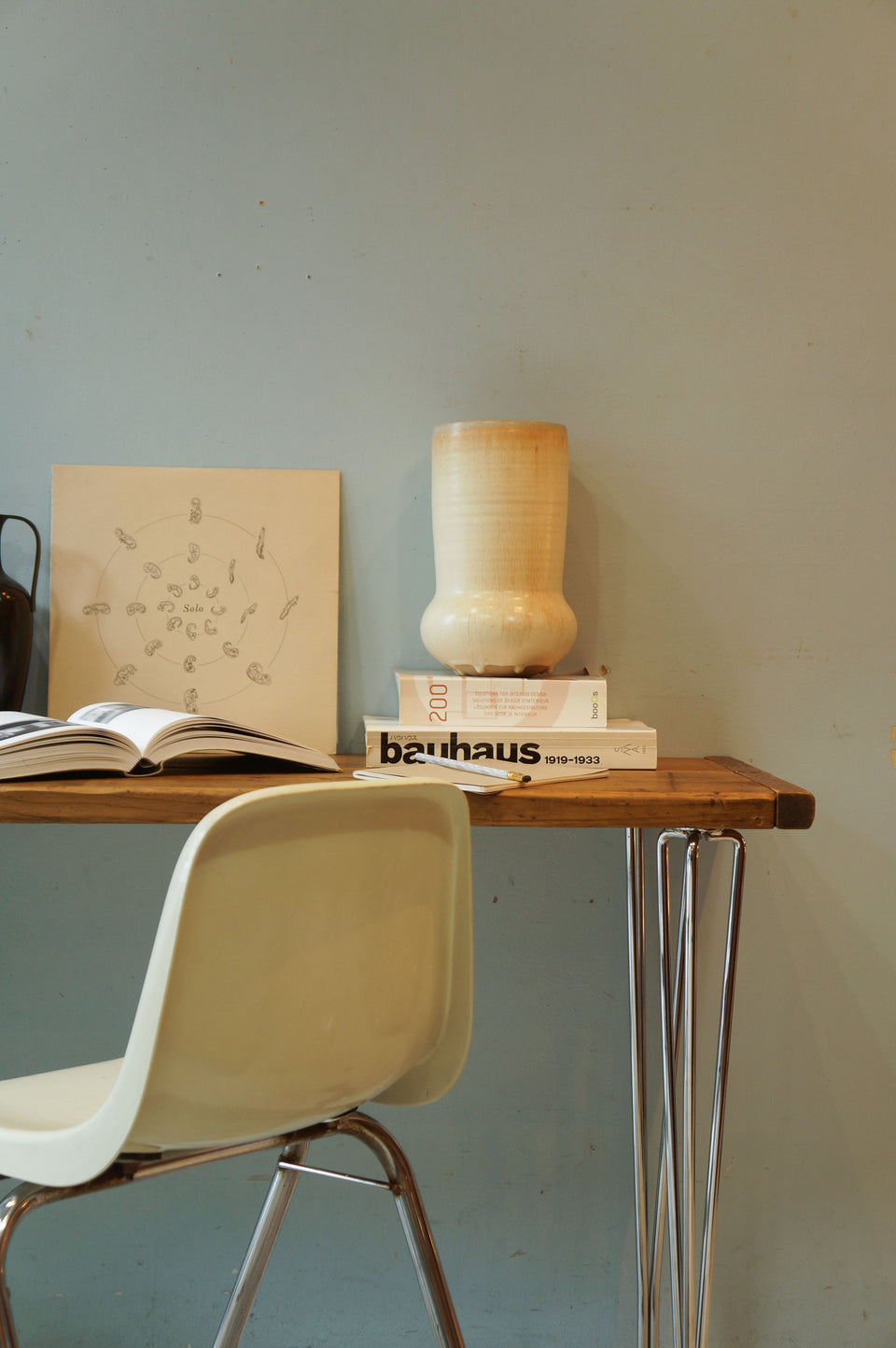 Reclaimed Wood Iron Long Desk/リメイク 古材 デスク テーブル