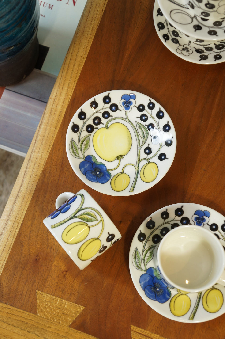ARABIA Paratiisi Coffee Cup&Saucer/アラビア パラティッシ コーヒーカップ&ソーサー 旧ロゴ