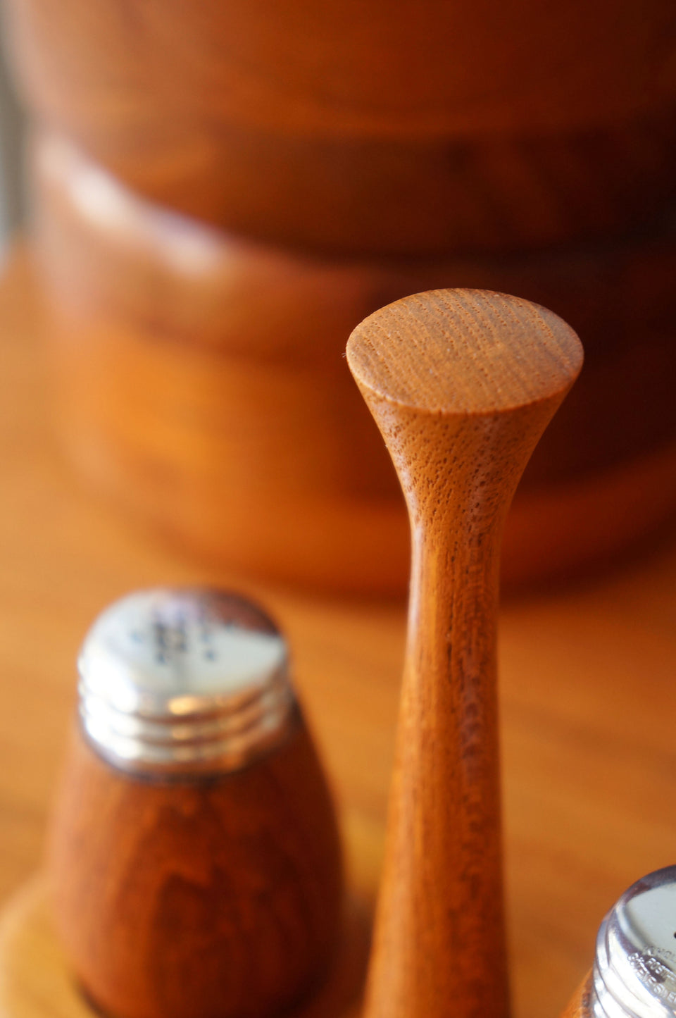 Swedish Vintage Karl Holmberg Salt&Pepper Shaker/スウェーデンヴィンテージ カールホルムベリ ソルト&ペッパー チーク材