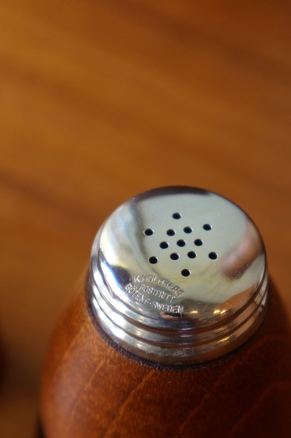 Swedish Vintage Karl Holmberg Salt&Pepper Shaker/スウェーデンヴィンテージ カールホルムベリ ソルト&ペッパー チーク材