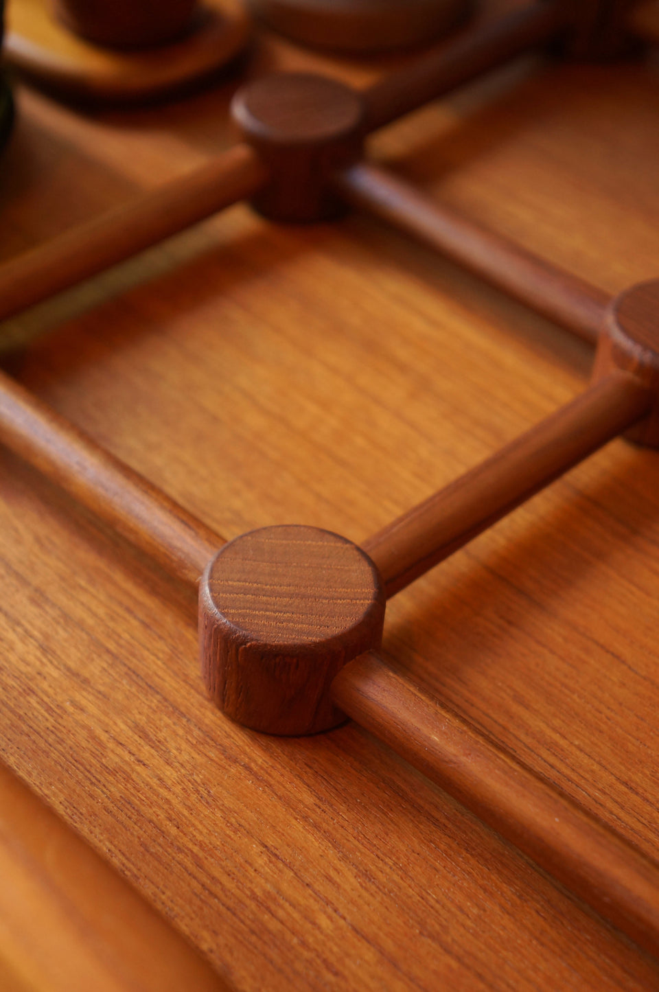 NISSEN Teak Glass Tray Danish Vintage/ニッセン チーク材 ガラス トレイ デンマークヴィンテージ