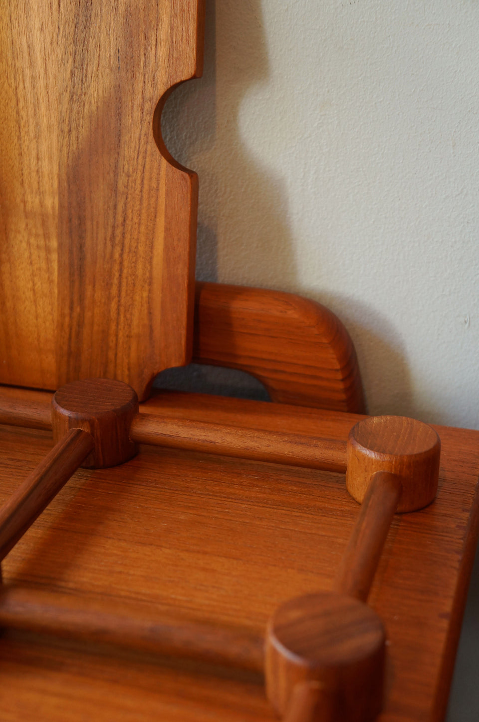 NISSEN Teak Glass Tray Danish Vintage/ニッセン チーク材 ガラス トレイ デンマークヴィンテージ