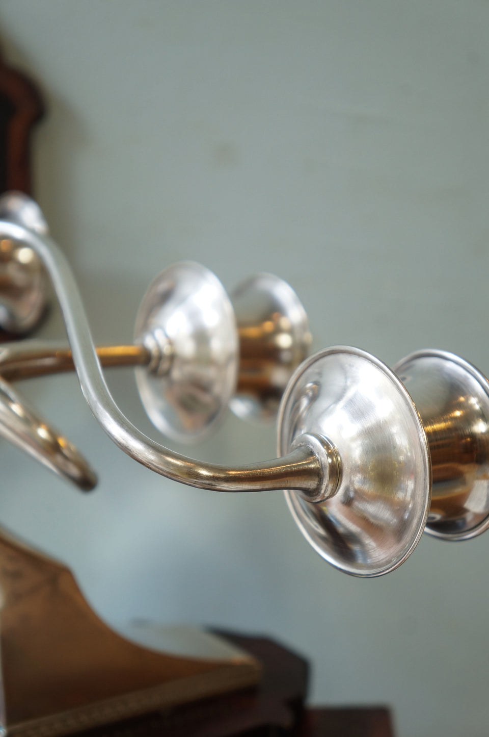 Vintage Silver Candle Interiors/ヴィンテージ キャンドルインテリア シルバー