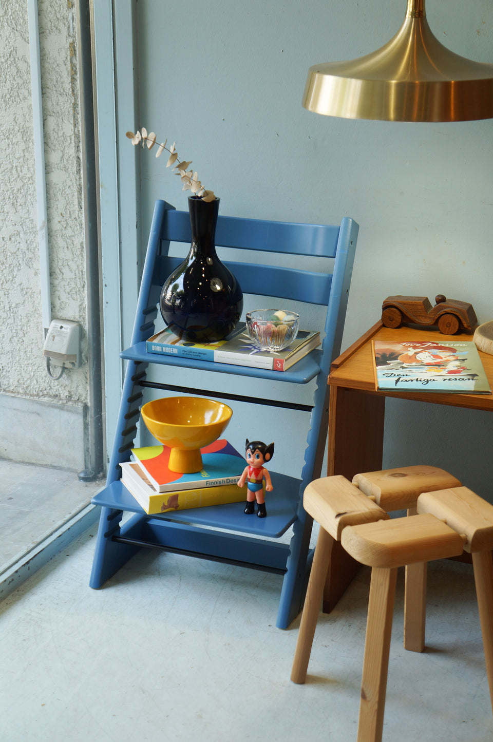 STOKKE TRIPP TRAPP Blue/ストッケ トリップトラップ ベビーチェア ブルー 廃盤カラー