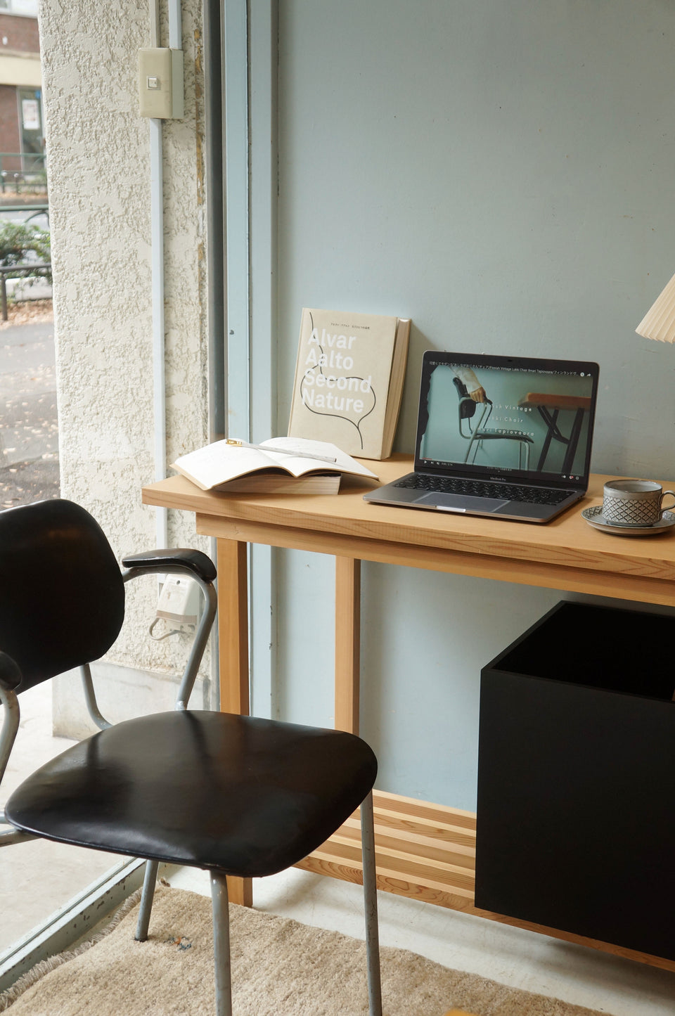 Wooden Slim Desk Table/木製 テーブル デスク 長机