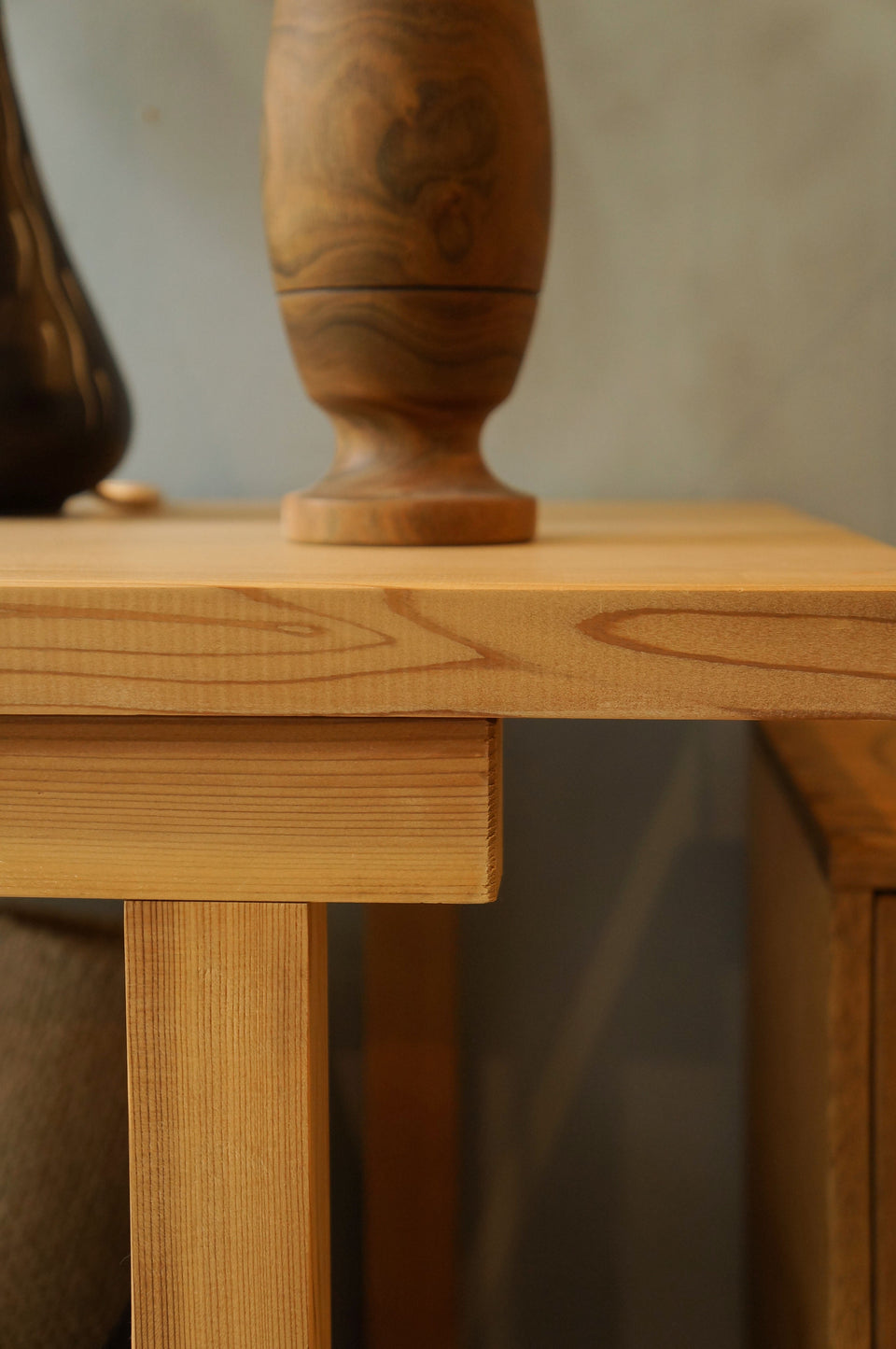 Wooden Slim Desk Table/木製 テーブル デスク 長机