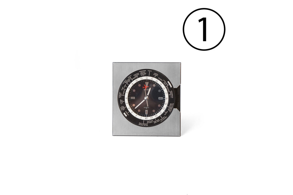 Japanese Vintage Clock and Thermo-hygrometer/ジャパンヴィンテージ 置時計 温湿度計 レトロインテリア