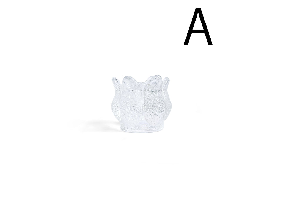 Swedish Glass Candle Holder/スウェーデン ガラス キャンドルホルダー 北欧インテリア