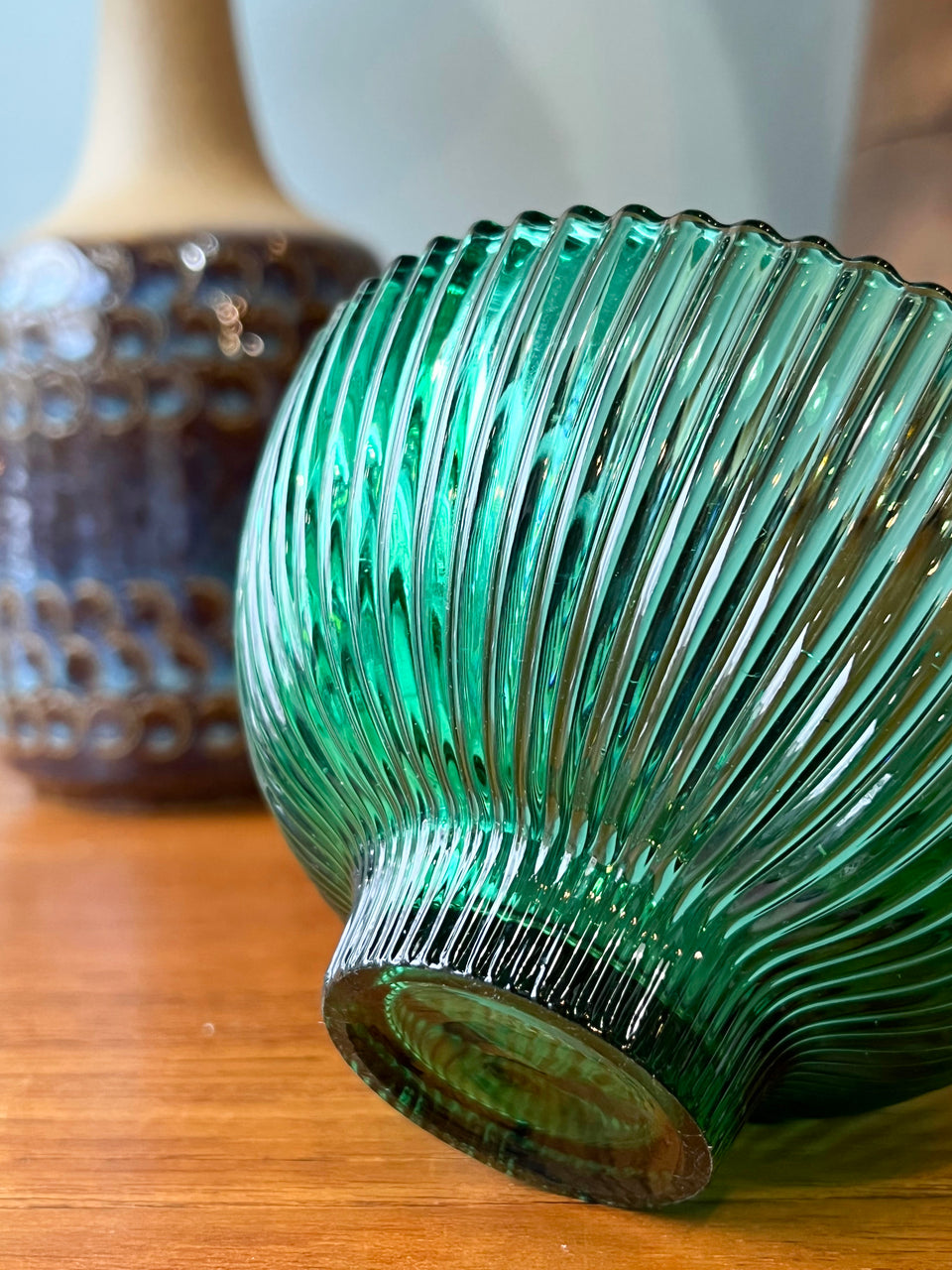 Gullaskruf Arthur Percy Reffla Bowl Swedish Vintage/グラスクルフ アーサー・パーシー ガラスボウル スウェーデンヴィンテージ