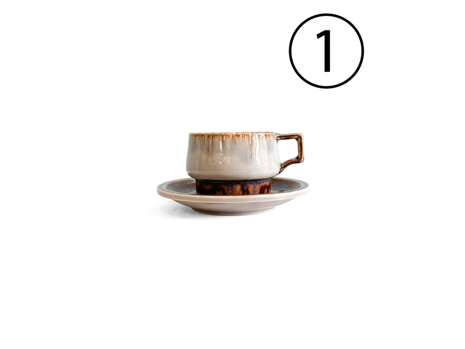 Bing & Grondahl Mexico Teacup and Saucer/ビングオーグレンダール メキシコ ティーカップ&ソーサー 北欧食器 デンマークヴィンテージ