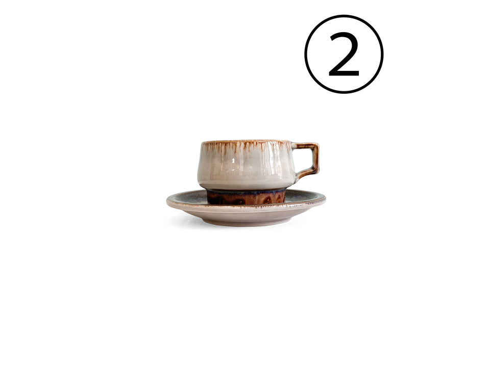 Bing & Grondahl Mexico Teacup and Saucer/ビングオーグレンダール メキシコ ティーカップ&ソーサー 北欧食器 デンマークヴィンテージ