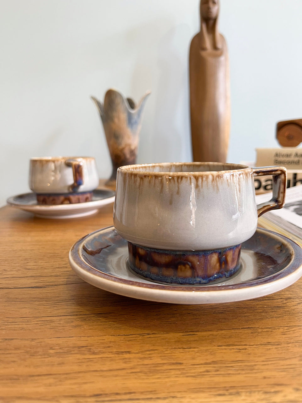 Bing & Grondahl Mexico Teacup and Saucer/ビングオーグレンダール メキシコ ティーカップ&ソーサー 北欧食器 デンマークヴィンテージ