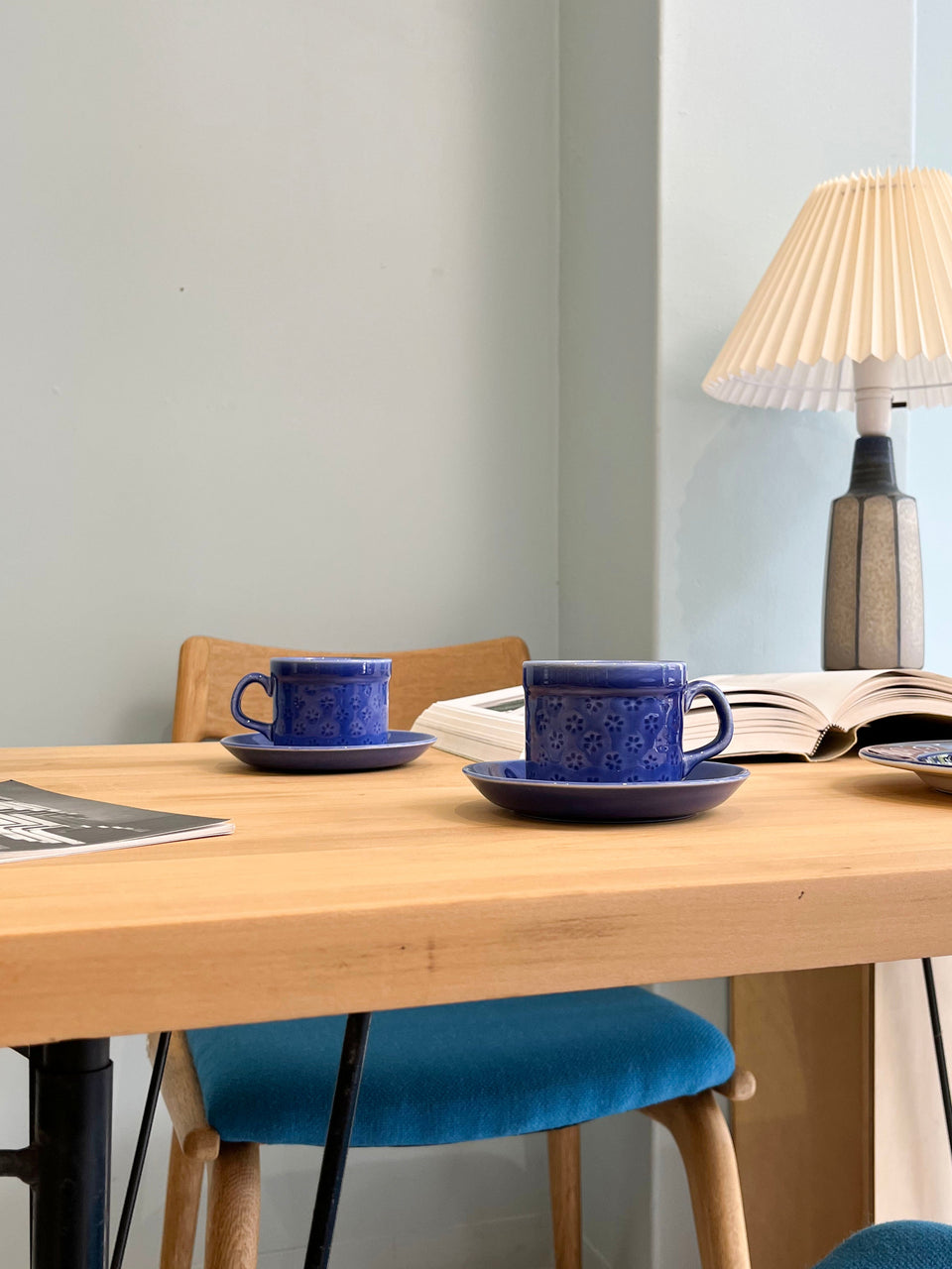 GUSTAVSBERG Veronika Coffee Cup and Saucer Karin Bjorquist/グスタフスベリ ヴェロニカ カップ&ソーサー カリン・ビョールクイスト 北欧食器