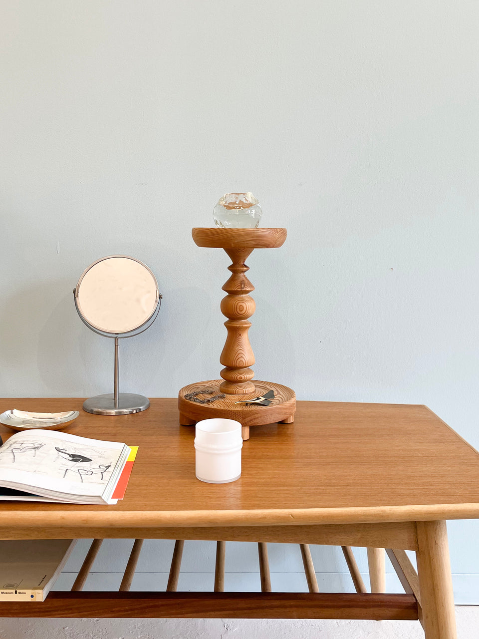 Plant Stand Pinewood Danish Vintage/デンマークヴィンテージ プラントスタンド パイン材 北欧インテリア