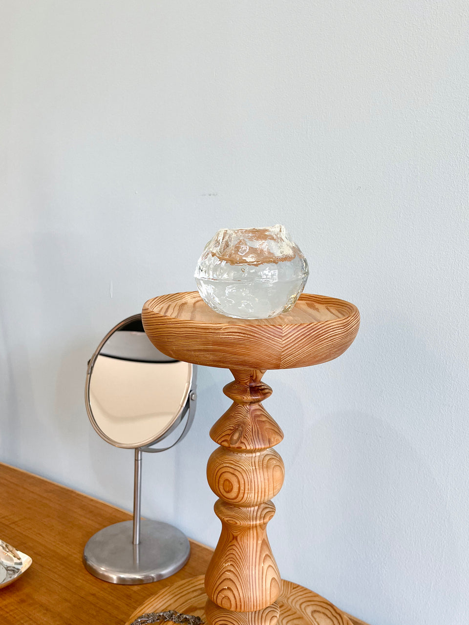 Plant Stand Pinewood Danish Vintage/デンマークヴィンテージ プラントスタンド パイン材 北欧インテリア