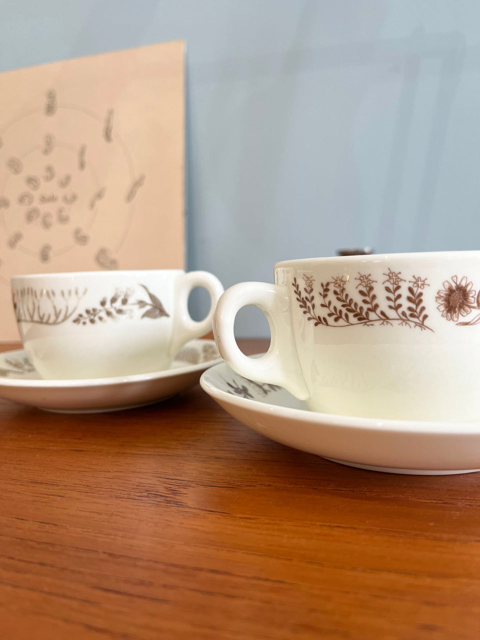 Gustavsberg Medicinalväxter Teacup and Saucer Stig Lindberg/グスタフスベリ ティーカップ&ソーサー スティグ・リンドベリ
