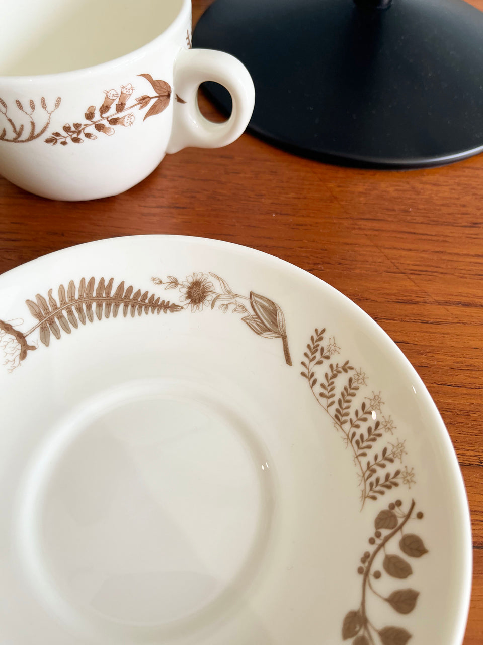 Gustavsberg Medicinalväxter Teacup and Saucer Stig Lindberg/グスタフスベリ ティーカップ&ソーサー スティグ・リンドベリ