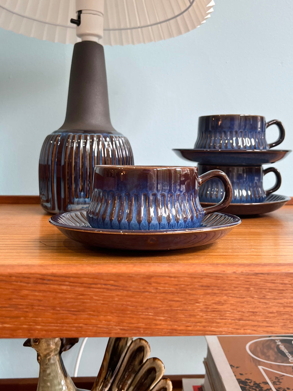 Gefle Kosmos Tea Cup and Saucer Swedish Vintage/ゲフレ コスモス ティーカップ&ソーサー 北欧食器 スウェーデンヴィンテージ