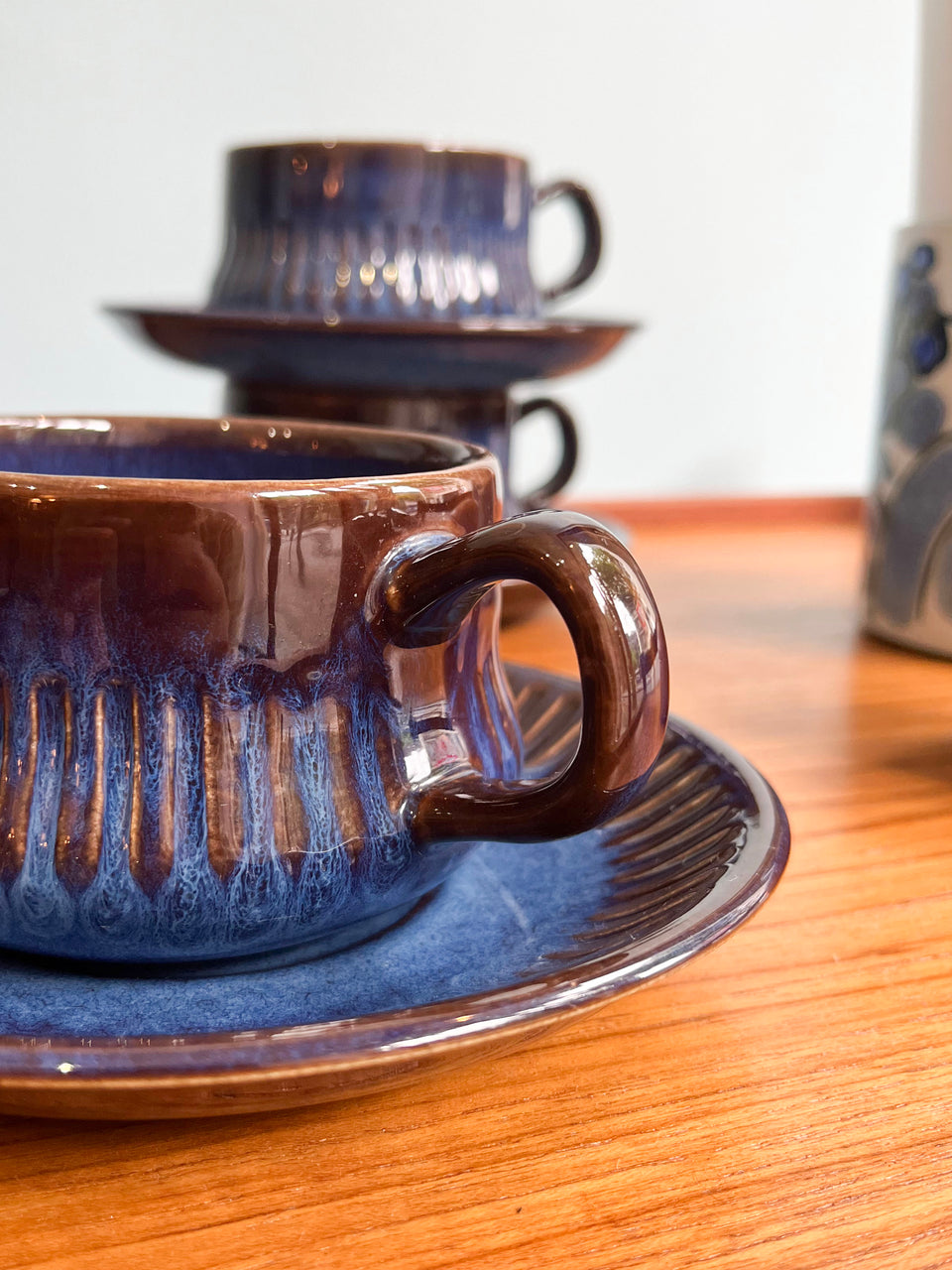 Gefle Kosmos Tea Cup and Saucer Swedish Vintage/ゲフレ コスモス ティーカップ&ソーサー 北欧食器 スウェーデンヴィンテージ