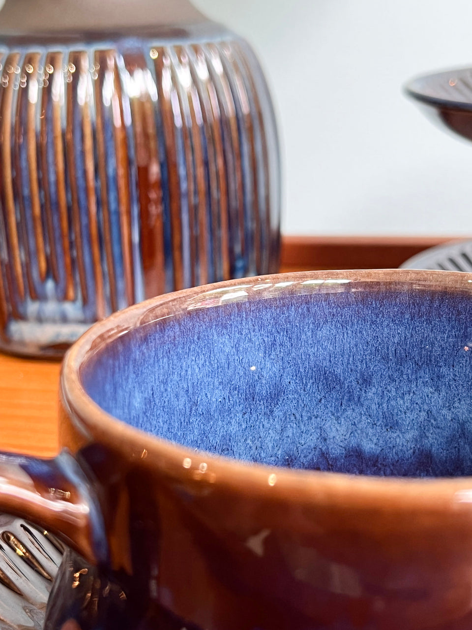 Gefle Kosmos Tea Cup and Saucer Swedish Vintage/ゲフレ コスモス ティーカップ&ソーサー 北欧食器 スウェーデンヴィンテージ
