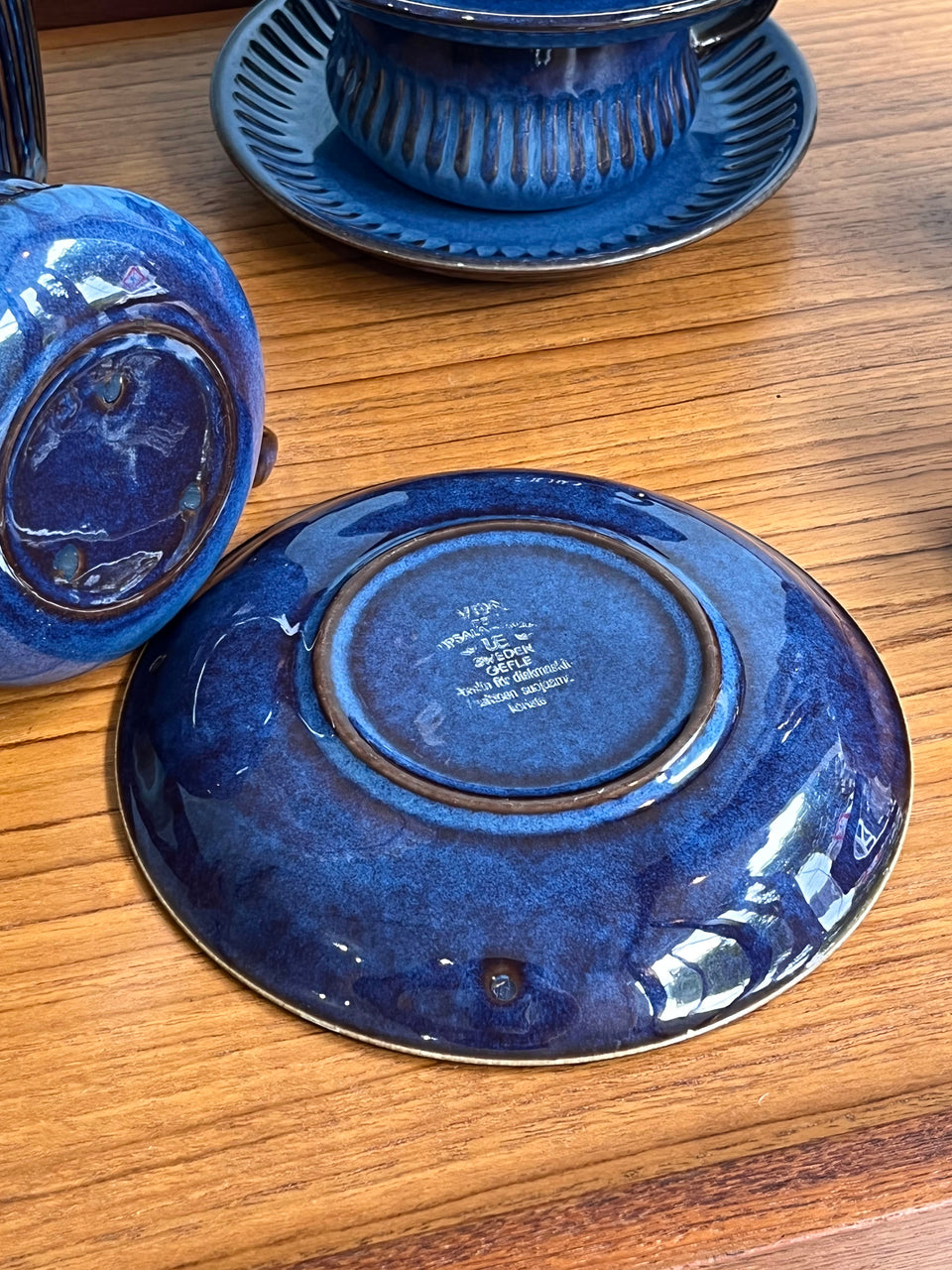 Gefle Kosmos Tea Cup and Saucer Swedish Vintage/ゲフレ コスモス ティーカップ&ソーサー 北欧食器 スウェーデンヴィンテージ