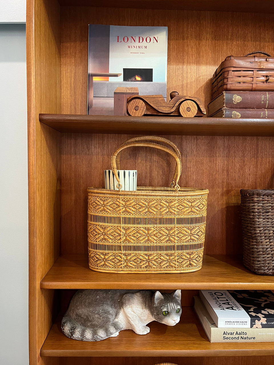 Japanese Vintage Basket Bags/ヴィンテージ カゴバッグ インテリア雑貨 シャビーシック 古道具