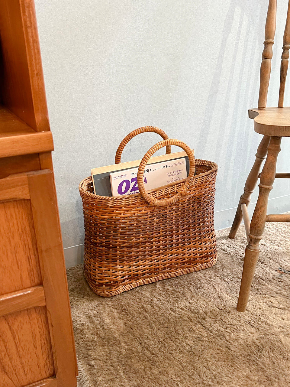 Japanese Vintage Basket Bags/ヴィンテージ カゴバッグ インテリア雑貨 シャビーシック 古道具