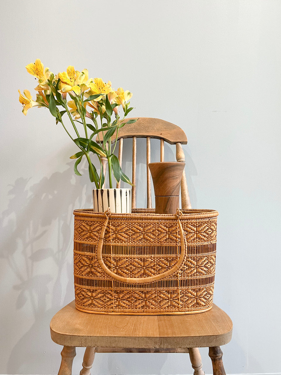 Japanese Vintage Basket Bags/ヴィンテージ カゴバッグ インテリア雑貨 シャビーシック 古道具