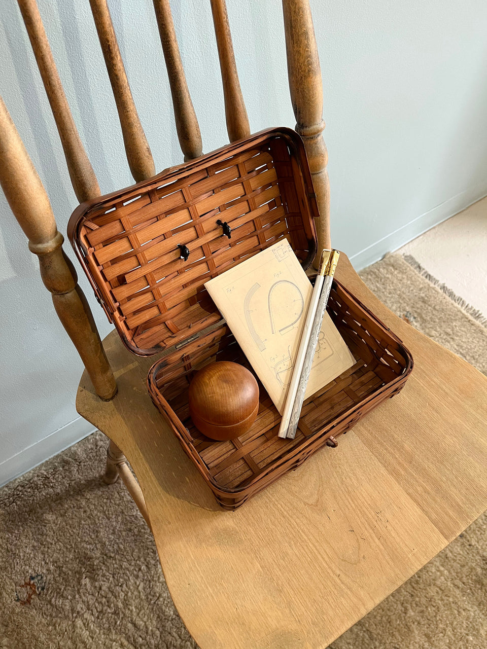 Japanese Vintage Basket Bags/ヴィンテージ カゴバッグ インテリア雑貨 シャビーシック 古道具