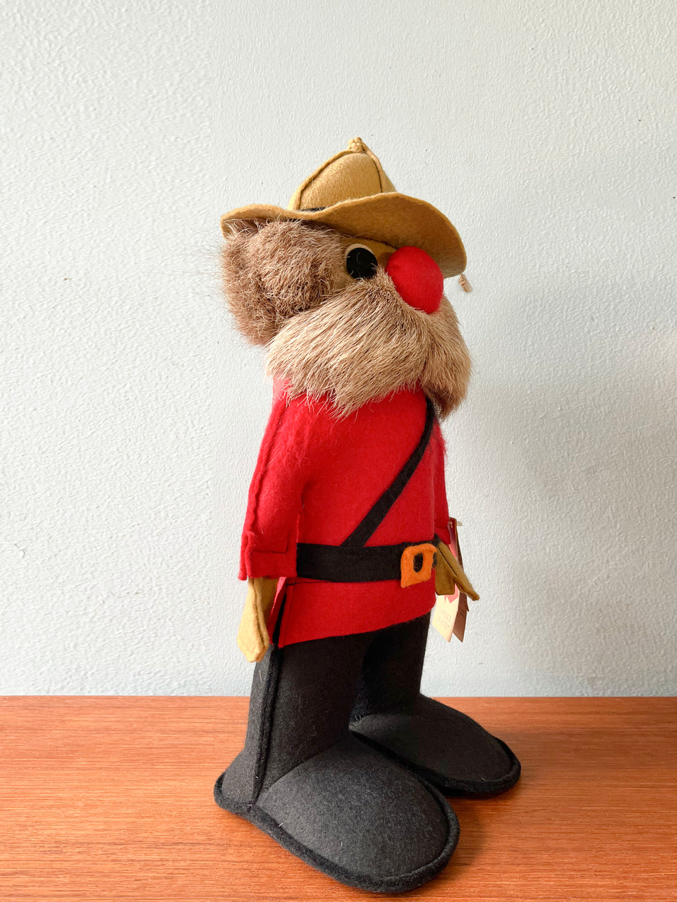 Fufel Doll Collection MOUNTIE Made in Canada/カナダ製 フェルト人形 マウンティー インテリア ヴィンテージ雑貨