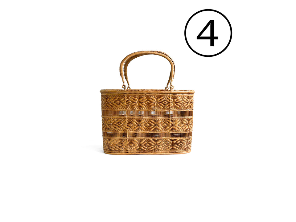 Japanese Vintage Basket Bags/ヴィンテージ カゴバッグ インテリア雑貨 シャビーシック 古道具