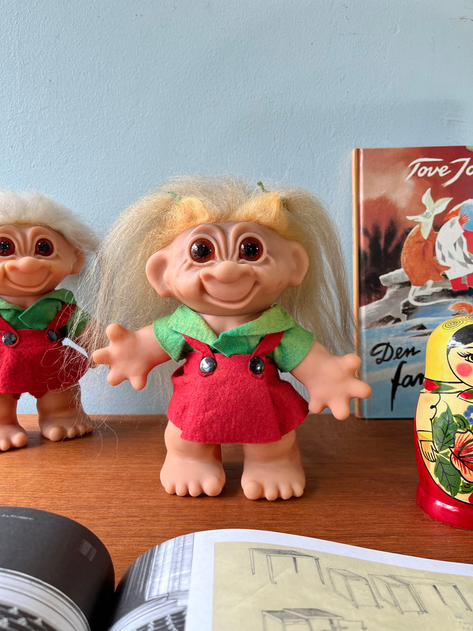 Thomas Dam Goodluck Trolls Danish Vintage/トーマス・ダム グッドラックトロール デンマークヴィンテージ 人形 インテリア
