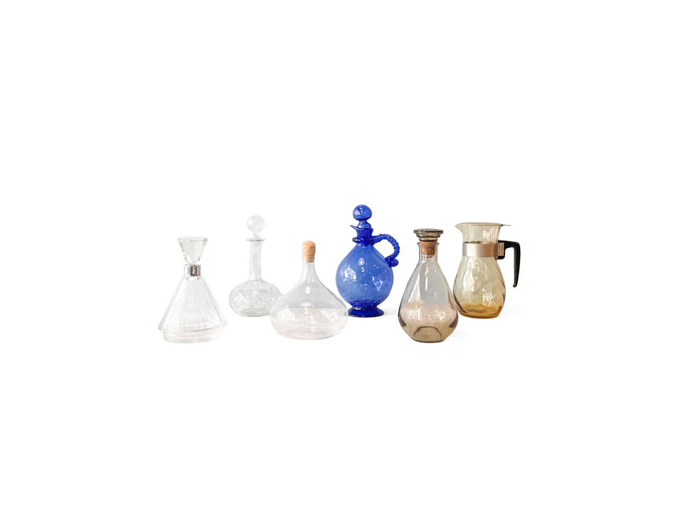 Glass Decanter Pitcher/デキャンタ ピッチャー ガラス レトロ インテリア
