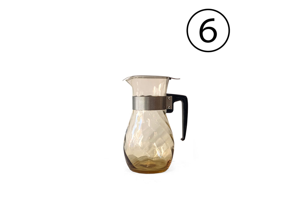 Glass Decanter Pitcher/デキャンタ ピッチャー ガラス レトロ インテリア