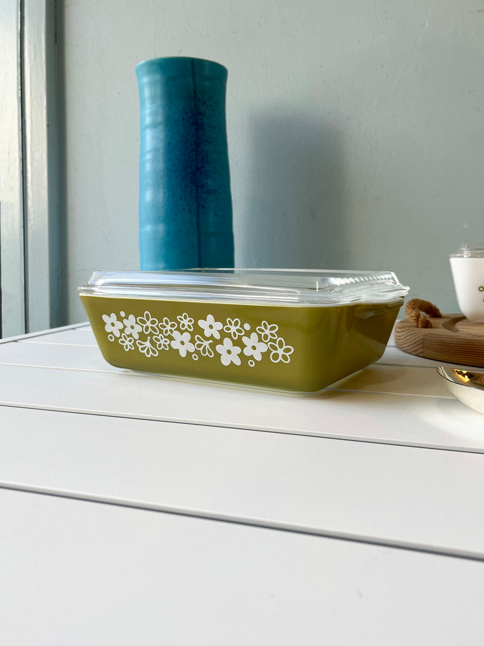Old Pyrex Refrigerator Casserole/オールドパイレックス レフリジレーター キャセロール レトロ 食器