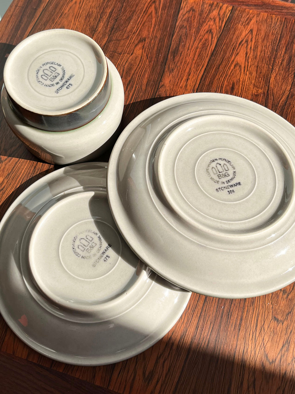 Bing & Grondahl Tema Teacup and Saucer Plate/ビングオーグレンダール ティーマ ティーカップ&ソーサー プレート 北欧食器 デンマークヴィンテージ