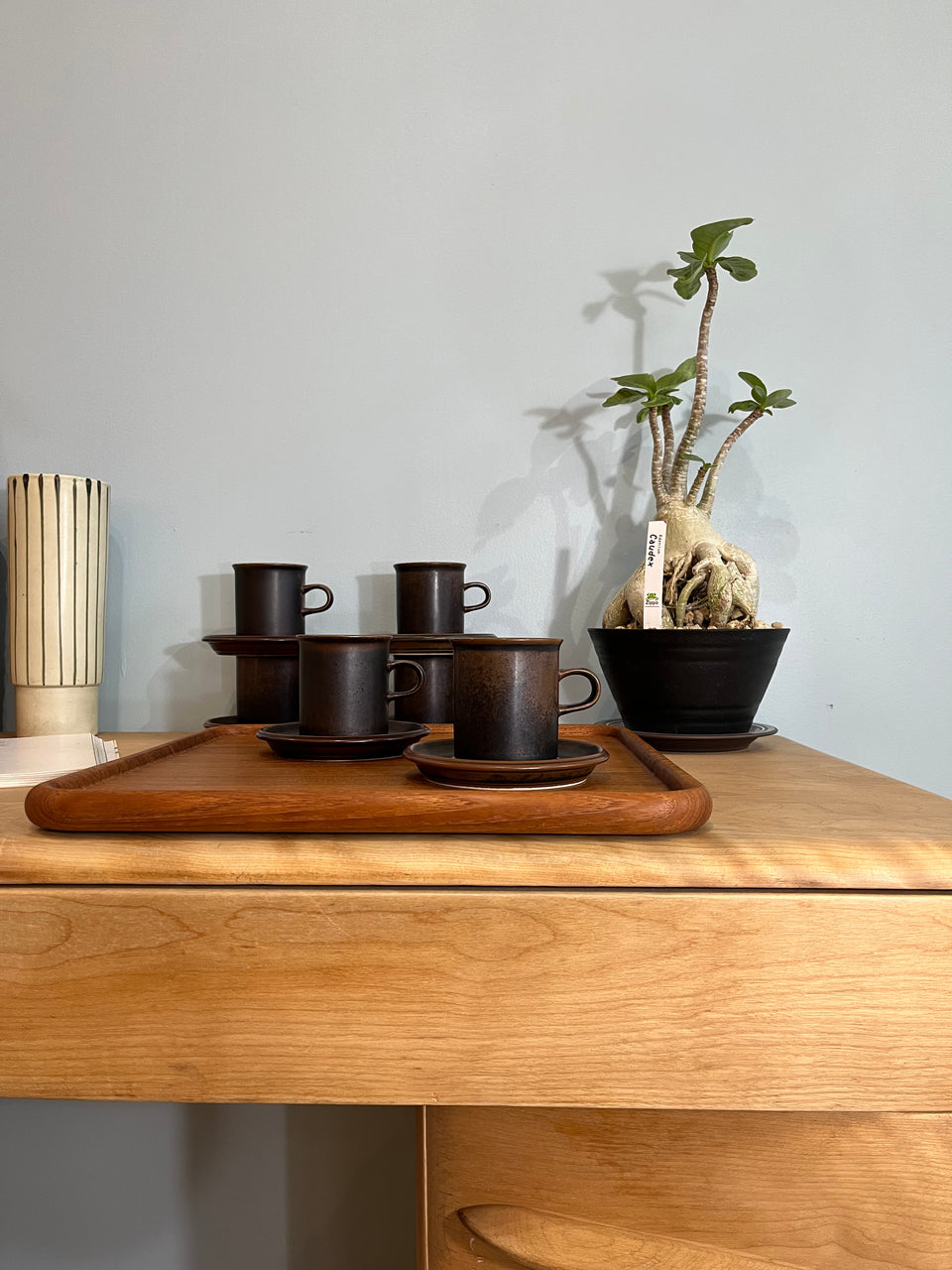 Finnish Vintage ARABIA Ruska Coffee Cup and Saucer/アラビア ルスカ コーヒーカップ&ソーサー 北欧食器 フィンランドヴィンテージ