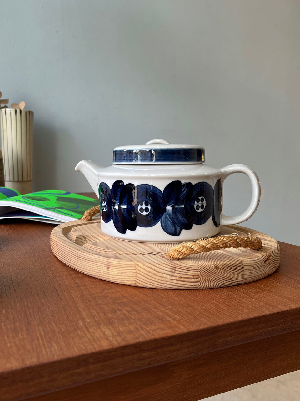 ARABIA Anemone Tea Pot Ulla Procope/アラビア アネモネ ウラ・プロコッペ 北欧食器 フィンランドヴィンテージ