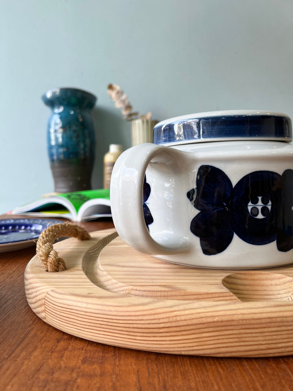 ARABIA Anemone Tea Pot Ulla Procope/アラビア アネモネ ウラ・プロコッペ 北欧食器 フィンランドヴィンテージ
