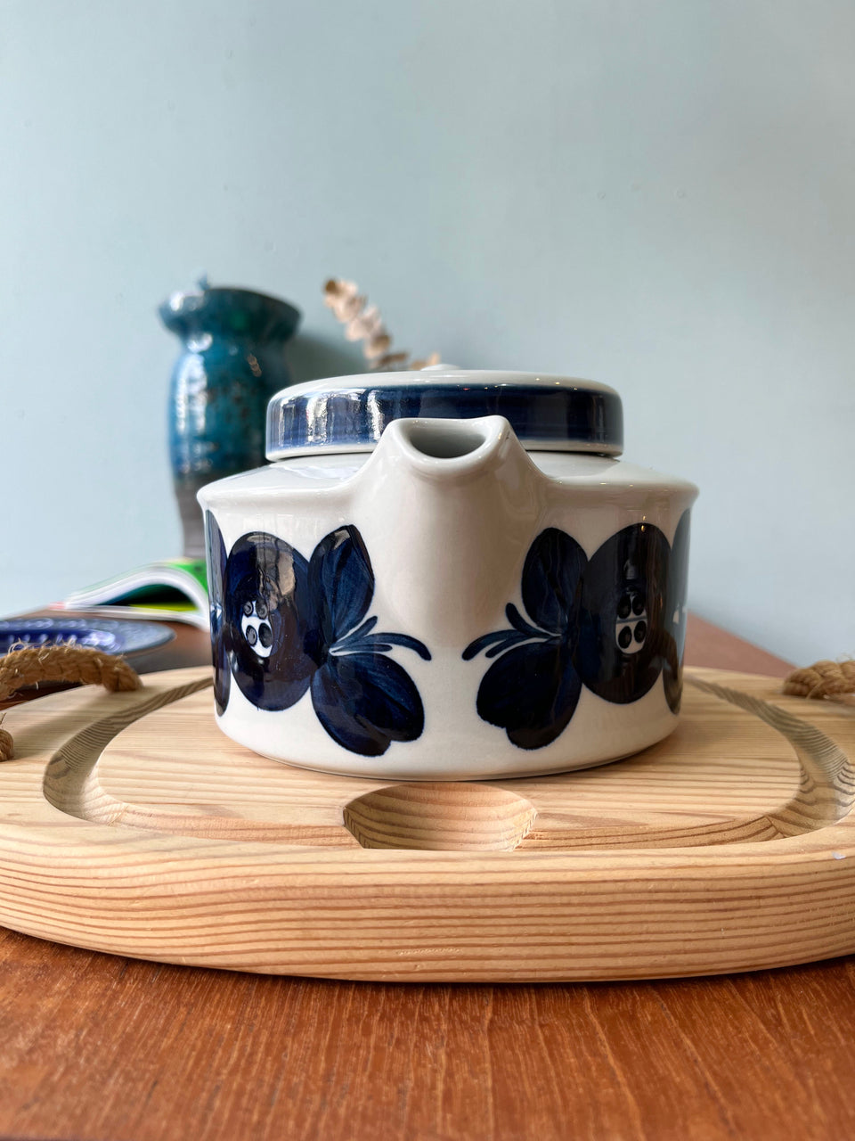 ARABIA Anemone Tea Pot Ulla Procope/アラビア アネモネ ウラ・プロコッペ 北欧食器 フィンランドヴィンテージ