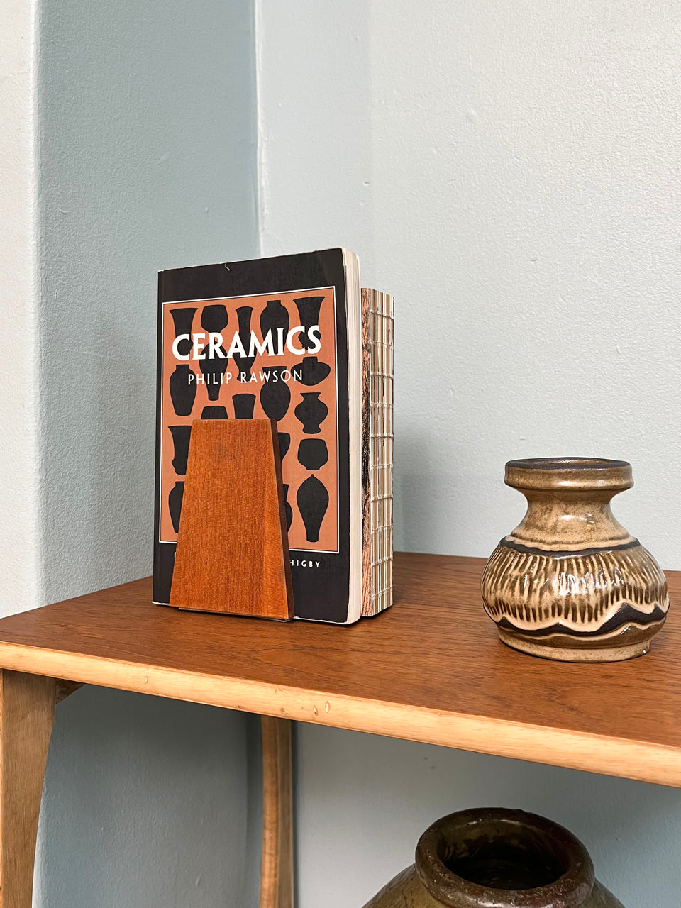 Danish Vintage Teak Bookend/デンマークヴィンテージ ブックエンド ブックスタンド 本立て チーク材 北欧雑貨