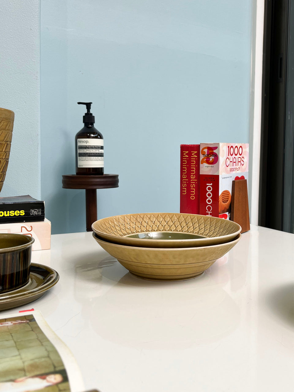 Danish Vintage Kronjyden Relief Soup Bowl Jens H.Quistgaard/デンマークヴィンテージ クロニーデン レリーフ スープボウル クイストゴー 北欧食器