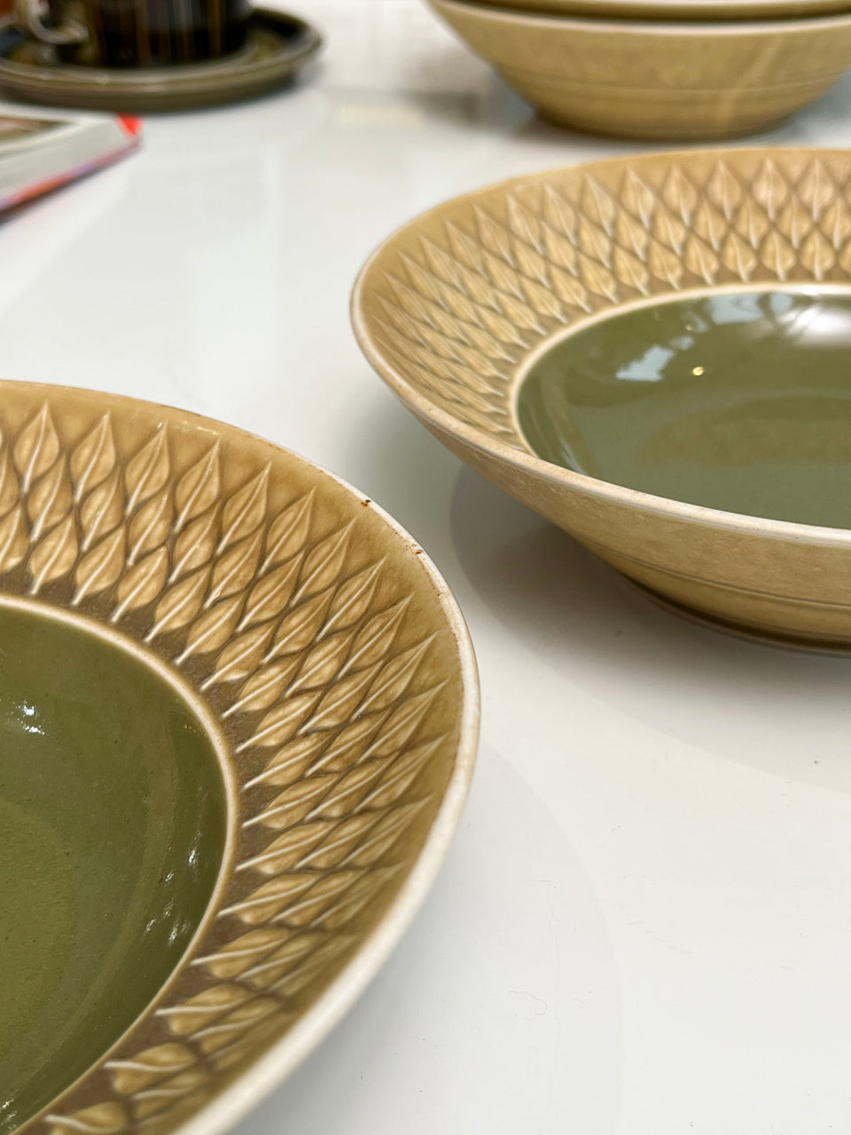 Danish Vintage Kronjyden Relief Soup Bowl Jens H.Quistgaard/デンマークヴィンテージ クロニーデン レリーフ スープボウル クイストゴー 北欧食器