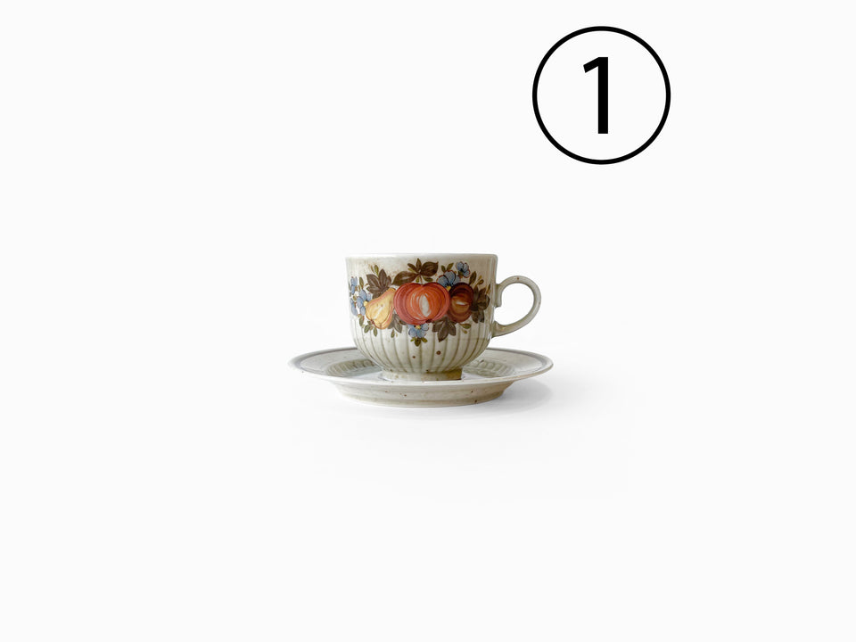 Germany Vintage Winterling Marktleuthen Bavaria Cup and Saucer/ドイツヴィンテージ ウィンターリング マルクトロイテン ババリア食器 カップ&ソーサー