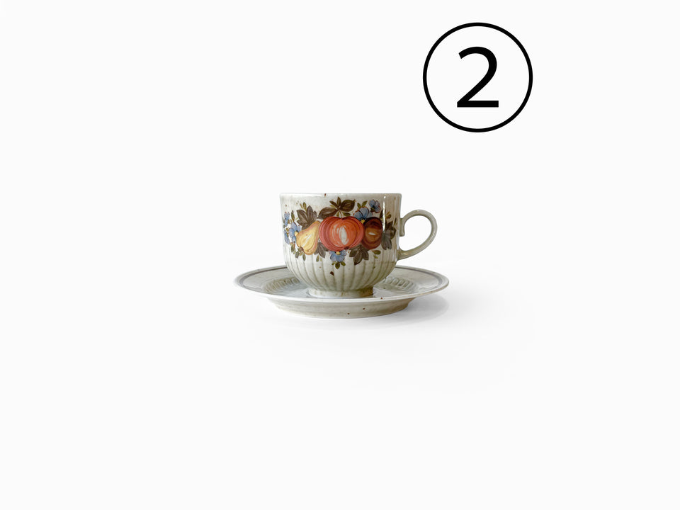 Germany Vintage Winterling Marktleuthen Bavaria Cup and Saucer/ドイツヴィンテージ ウィンターリング マルクトロイテン ババリア食器 カップ&ソーサー