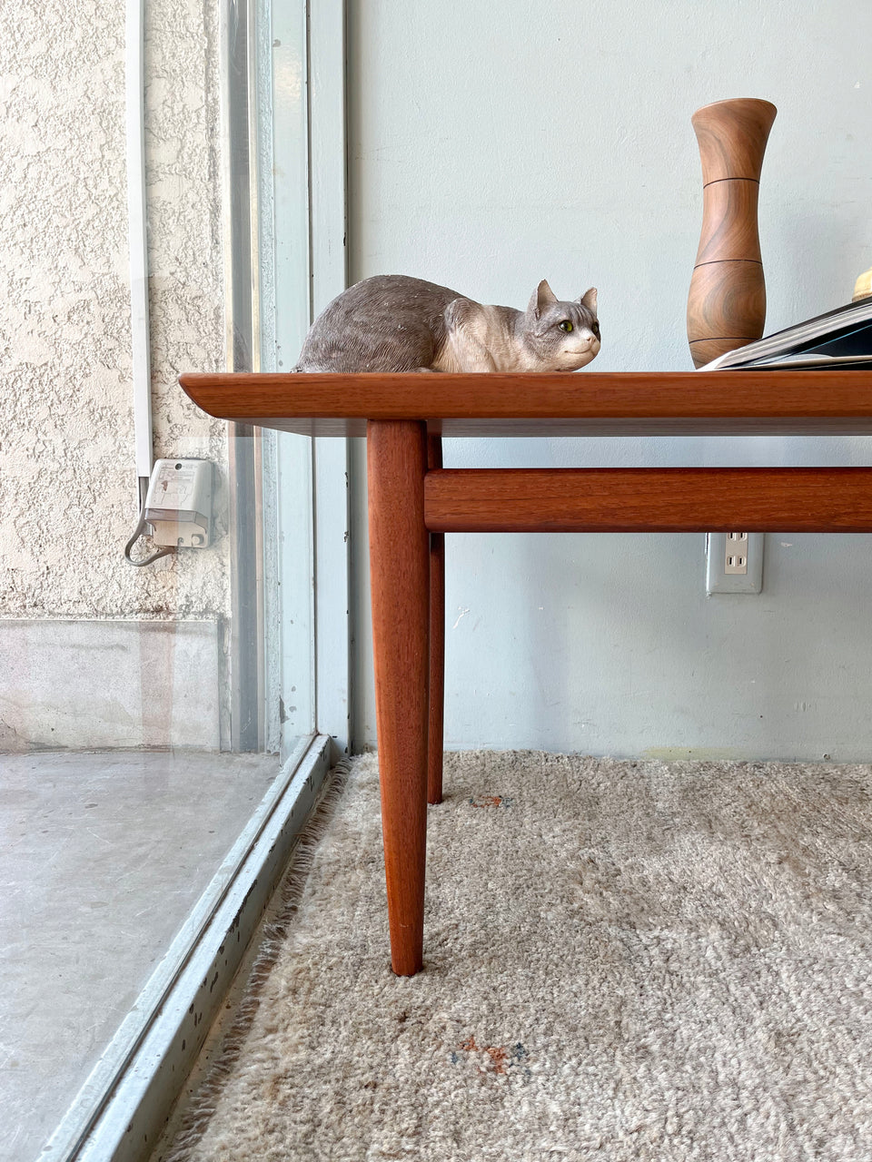 Vintage Teakwood Coffee Table Japanese Modern/ジャパンヴィンテージ コーヒーテーブル チーク材 モダンデザイン