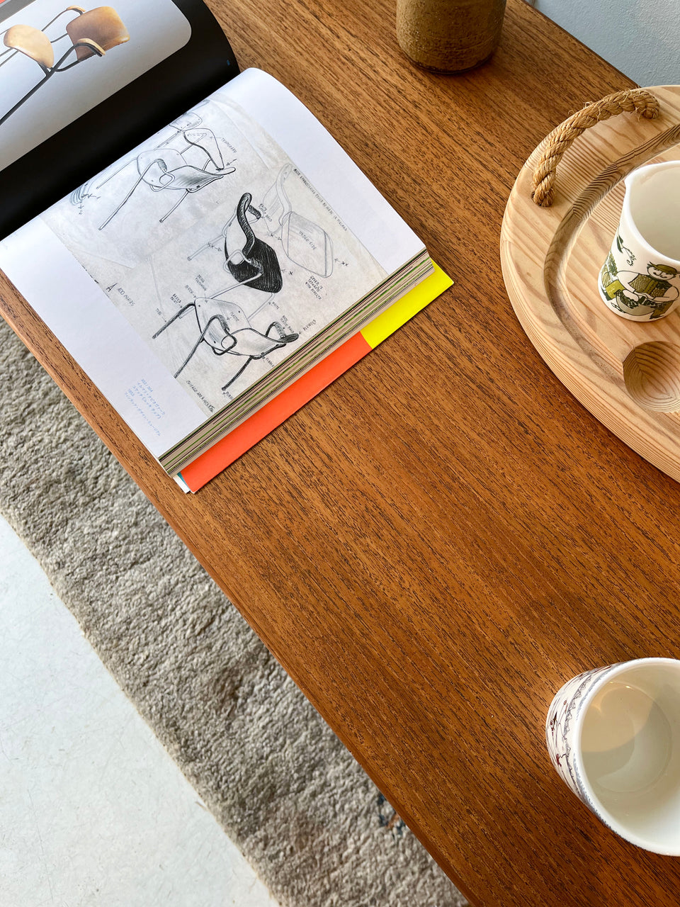 Vintage Teakwood Coffee Table Japanese Modern/ジャパンヴィンテージ コーヒーテーブル チーク材 モダンデザイン